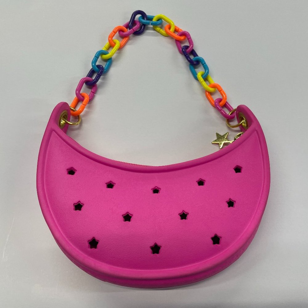 Crocs Estrella Jibbitz Girls/Women's small purse Hot pink . Cute!!